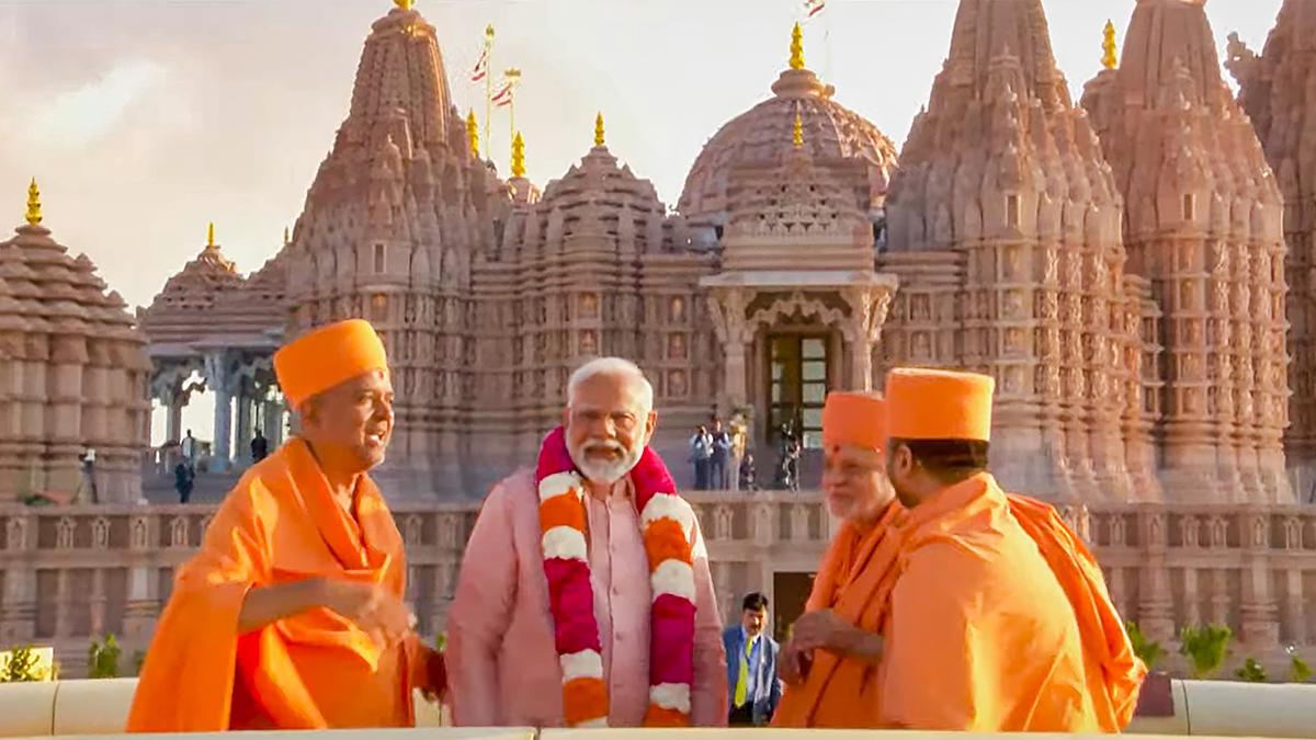 PM Modi inaugurates BAPS Hindu Mandir in Abu Dhabi, UAE