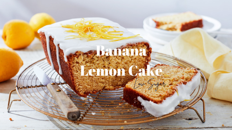 Delicious and Healthy: No-Sugar Banana Lemon Cake Recipe