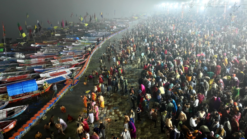 On Day 1 of Maha Kumbh,