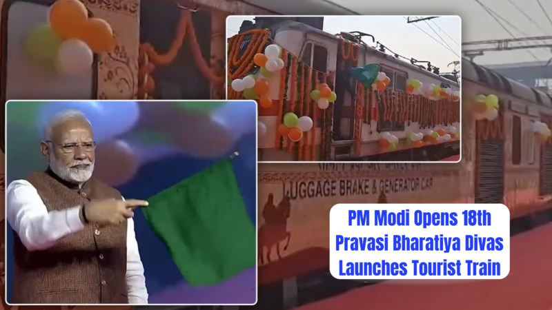 PM Modi Opens 18th Pravasi Bharatiya Divas, Launches Tourist Train