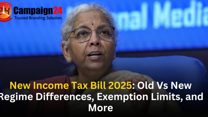 New Income Tax Bill 2025: Old Vs New Regime Differences, Exemption Limits, and More