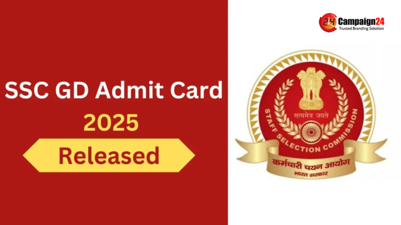 SSC GD Constable Admit Card 2025 Released: All You Need to Know