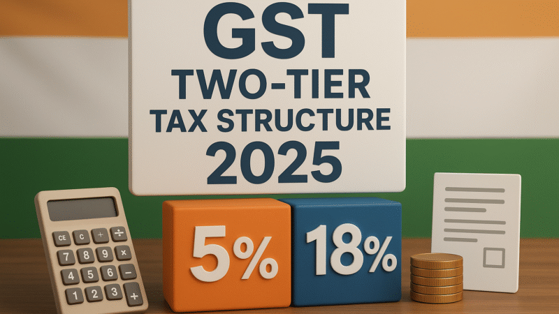GST Two-Tier Tax Structure 2025: A Game-Changing Reform for Common Citizens