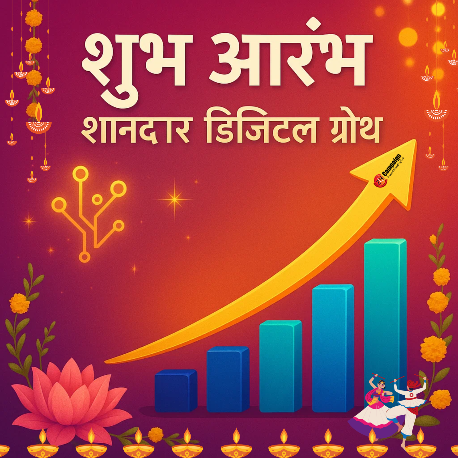 शुभ आरंभ, शानदार डिजिटल ग्रोथ